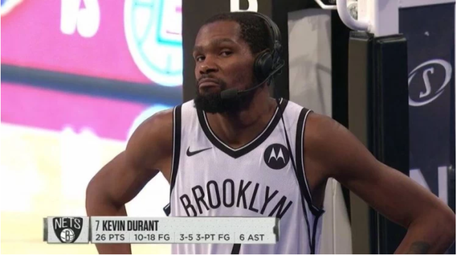  篮网杜兰特无解单打得分如探囊